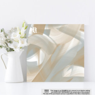 16 x 16-tums Sandy Tornado Trend Abstrakt Art Beig Canvastryck