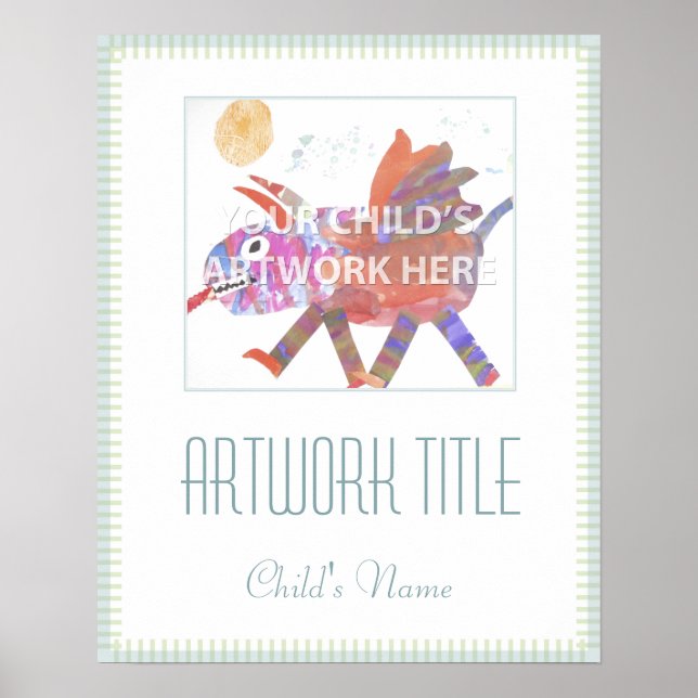 16" x 20" Blue Line Poster $13,50 (Framsidan)