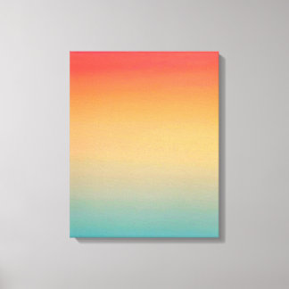 16 x 20 tum Modern Rainbow Himlar Red Gult Blue Canvastryck