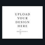 16 x 20 tum Poster - Liggande<br><div class="desc">Anpassa kortet i Mallen. När du är klar med redigeringen hämtar du filen i JPG-format (glöm inte att aktivera utfallsalternativet). Ladda upp designen här genom att klicka på den blå "Anpassa"-knappen.</div>