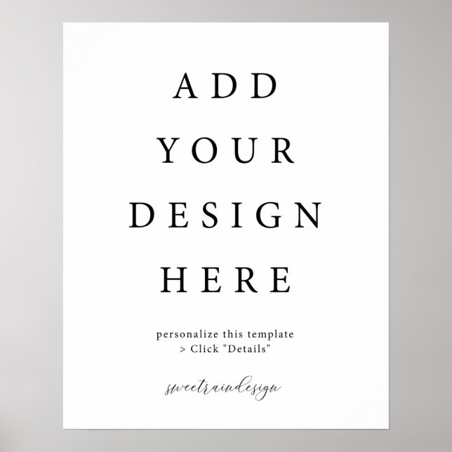 16 x 20-tums Poster Lodrät/Porträtt (Framsidan)