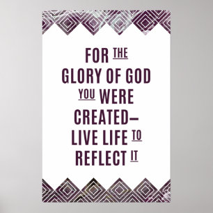 16 x 24 Lila Marble Art Print Semi Gloss Poster