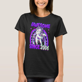 16 Years Old Unicorn Flossing 16th Birthday Girl U T Shirt