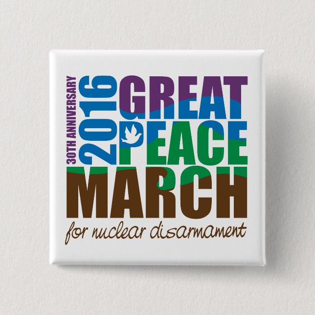 16GPM2-5SB 2-1/2" kvadrerar knäppas Knapp (Framsida)