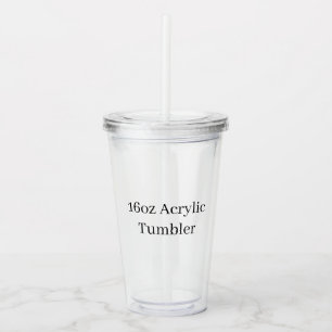 16oz Akryl Tumbler Take Away Mugg