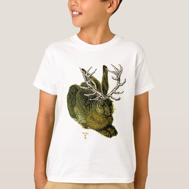 16th århundrade Jackalope Tee Shirt (Framsida)