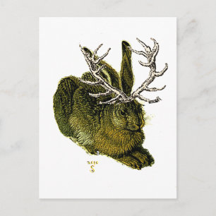 16th århundrade Jackalope Vykort