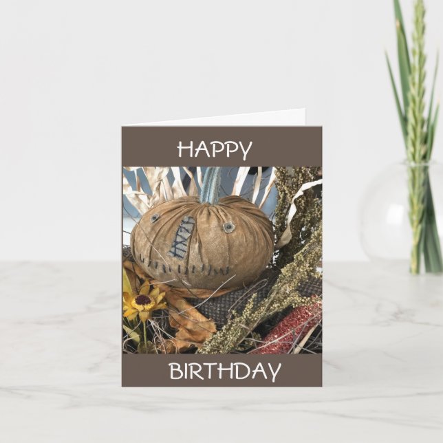 **16th** BIRTHDAY ÖNSKEMÅL FRÅN PUMPKIN Card Kort (Framsida)