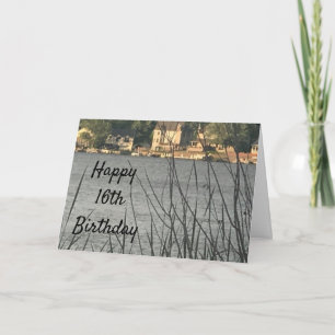 **16th BIRTHDAY*****SJÖ LIVING BIRTHDAY CARD** Kort