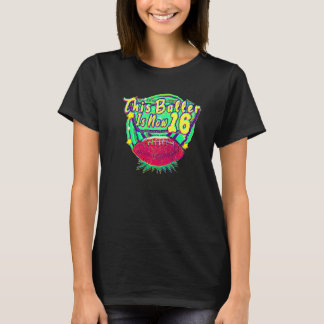 16th Birthday Vintage Retro American Football Play T Shirt