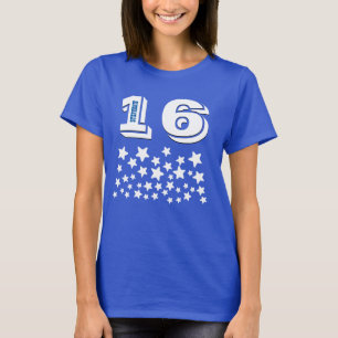16th Födelsedag eller NÅGON ÅRSbristning av T Shirt