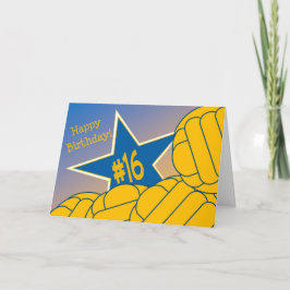 16th födelsedag för lycklig till min favorit- kort