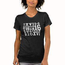 16th FÖDELSEDAGT-tröja för roligt SEXTON