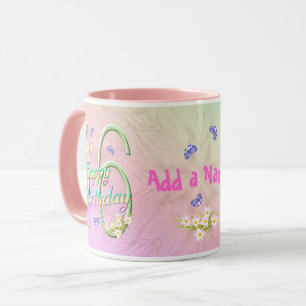 16th Mugg för födelsedagfjärilsträdgård