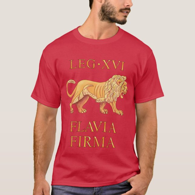 16th Romersk legion XVI Flavia Firma Tee Shirt (Framsida)