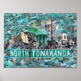16x12 Affisch, Gatorna i North Tonawanda NY Poster