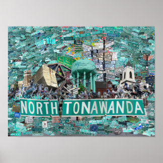 16x12 Affisch, Gatorna i North Tonawanda NY Poster