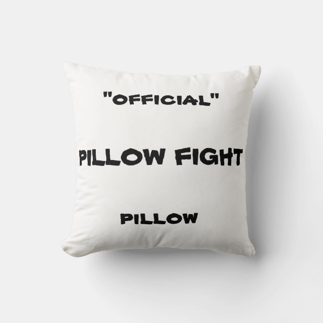16X16 DEKORATIV KUDDE KIDS PILLOW FIGHT PILLOW FUN (Framsida)