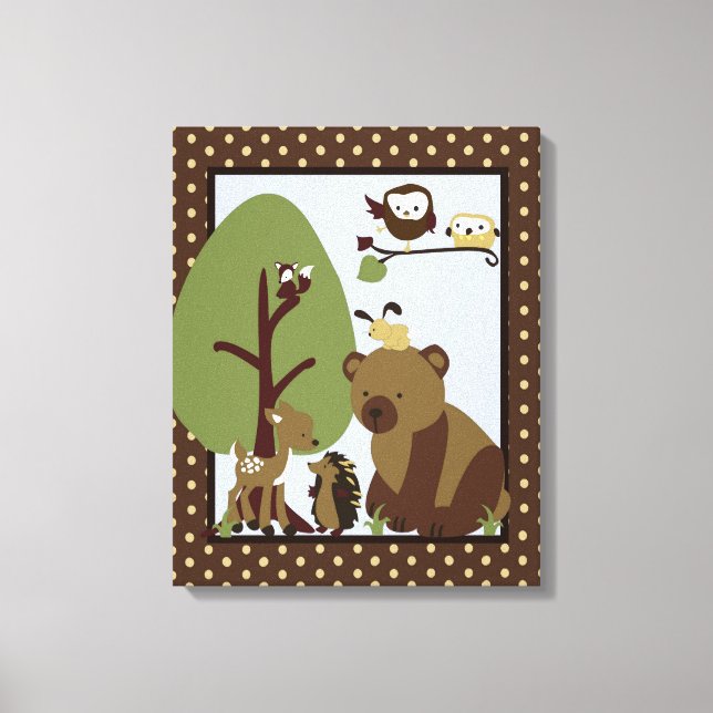 16x20 Canvas Art Nursery Skriv ut anchanted Hollow (Framsida)