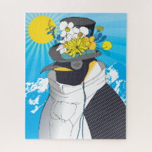 16x20 Riktig Pingvinpussel för färgblinda