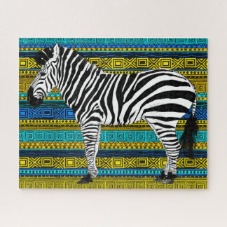 16x20 Zebra-pussel för färgblinda Pussel