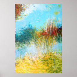 16x24 Triptych Part 2 Abstrakt Painting Art Print Poster