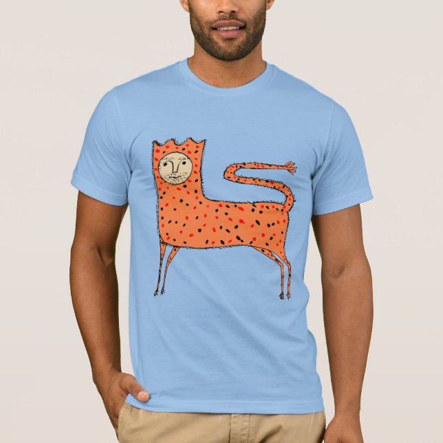 1700-tal engelsk primitiv Lejon T Shirt (Framsida)