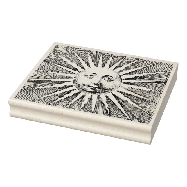 1700-talet Sol med Ansikte Stämpel (Stämpel)