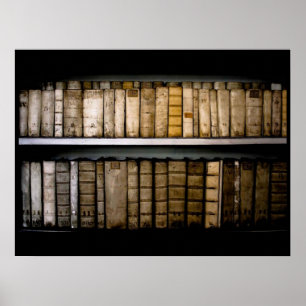1700-talets bindningar från Vellum Bok Poster
