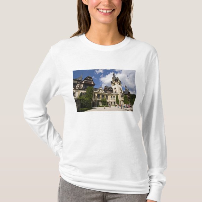 1700-talets Peles slott, Sinaia, Rumänien, 2 T-shirt (Framsida)