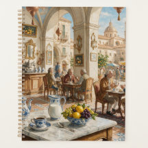 1700-talets sicilianska stil Palermo kaféhus