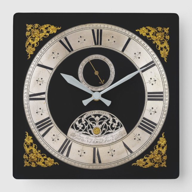 1700-talets väggklocka (Framsida)