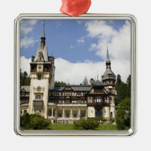 1700-tals slottet Peles, Sinaia, Rumänien, Julgransprydnad Metall