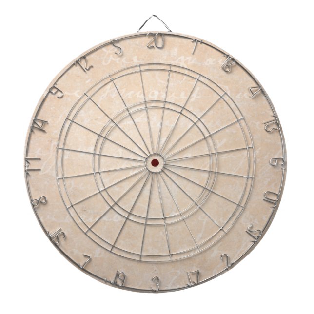 1700svintagefransk skrivar Parchmentbakgrund Darttavla (Framsidan)