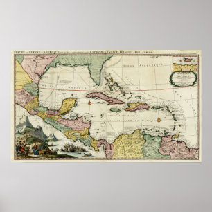 1705 Bukt i Mexiko Poster