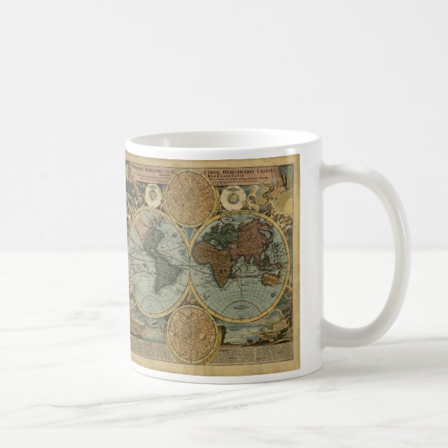 "1716 Homann Olde Worlde Karta" Mugg (Höger)