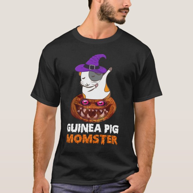 171 Guineas Momster Pumpkin Monster Funny Hallo i  T Shirt (Framsida)