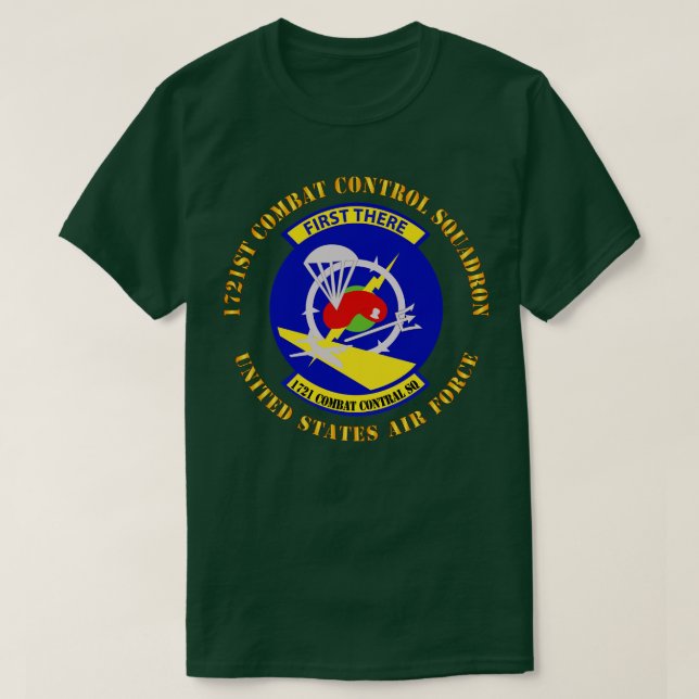1721st Combat Control Squadron SSI X T Shirt (Design framsida)