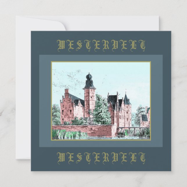 1729 A. de Haen Dutch Kasteel WESTERVELT (Framsida)