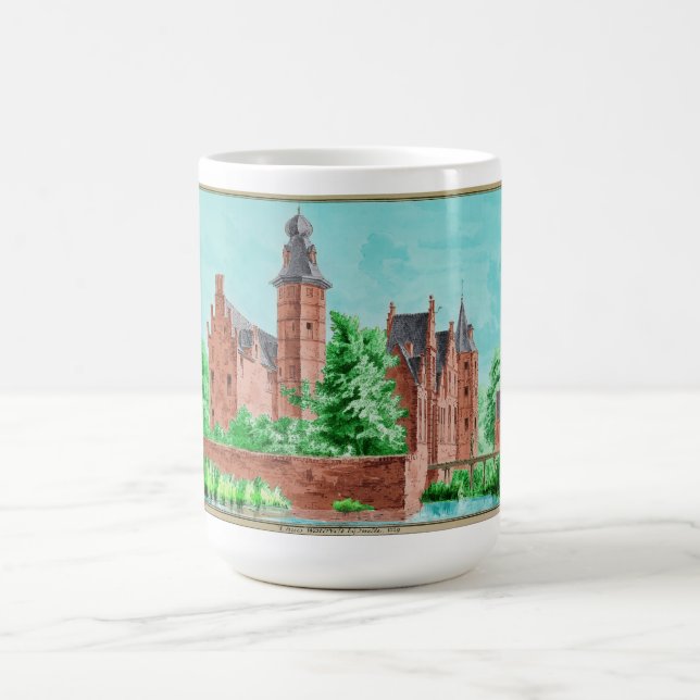 1729 A. de Haen Holländska Kasteel WESTERVELT .... Kaffemugg (Center)