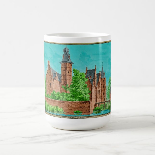 1729 A. de Haen Holländska Kasteel WESTERVELT .... Kaffemugg (Center)