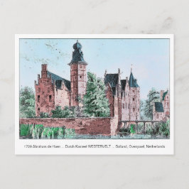 1729 A. de Haen Holländska Kasteel WESTERVELT Vyko Vykort