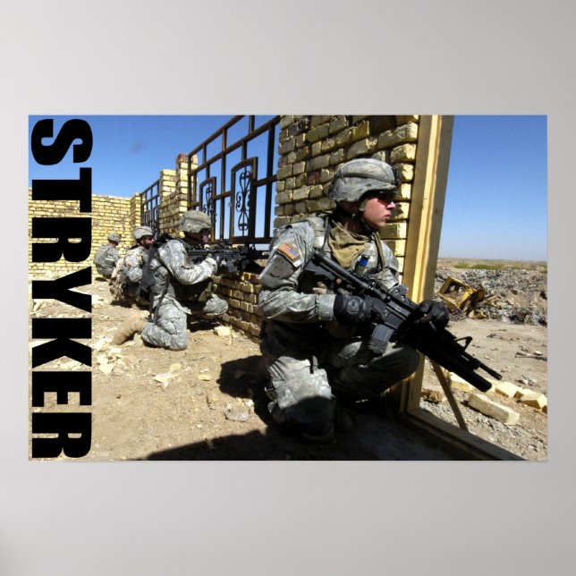 172:a STRYKER BRIGADE Poster (Framsidan)