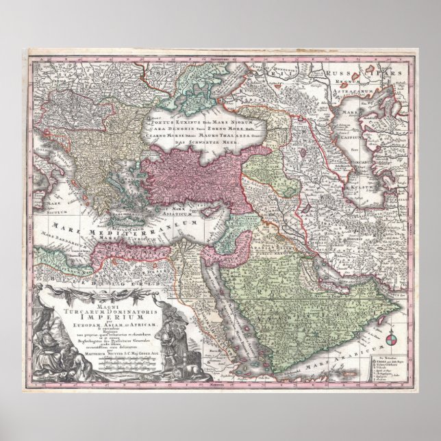 1730 ottomanskt imperium poster (Framsidan)