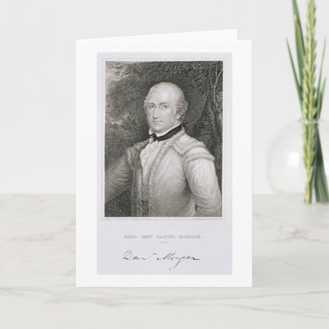 1736-1802) engrav för brigadgeneralGeneral Daniel Kort (Framsida)