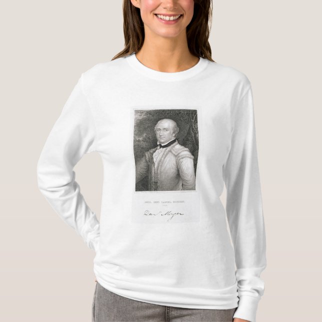1736-1802) engrav för brigadgeneralGeneral Daniel T-shirt (Framsida)