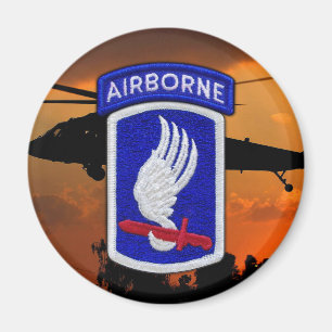 173:e ABN BDE Airborne Brigade Himlar Soldiers Vet Magnet
