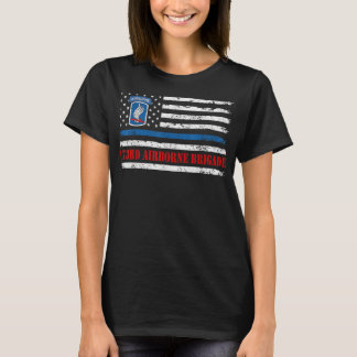 173:e Airborne Brigade American Flagga Shirt Veter T Shirt