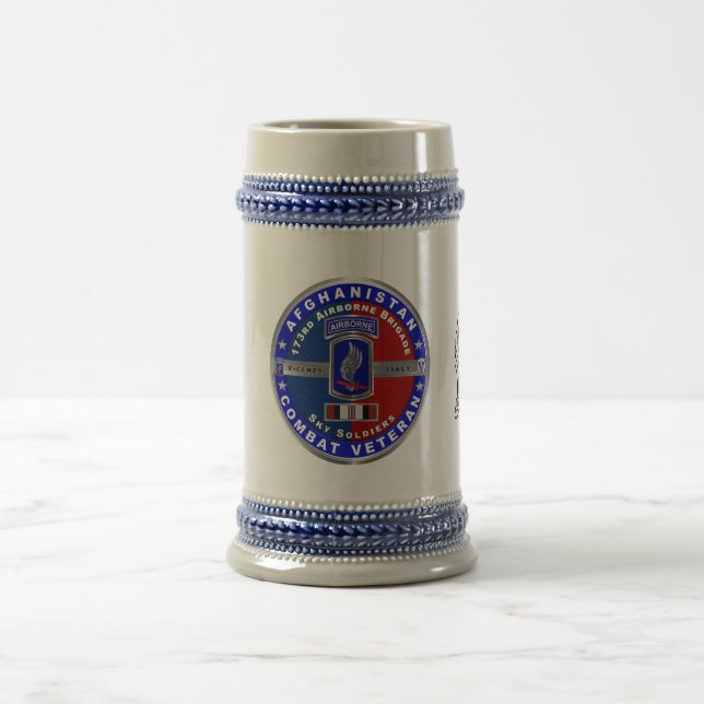 173:e Airborne Brigade Combat Team Beer Stein Sejdel (Center)