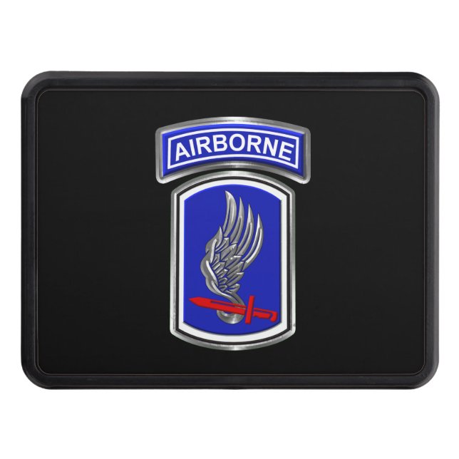 173:e Airborne Brigade Combat Team Hitch Cover Dragkroksskydd (Framsidan)